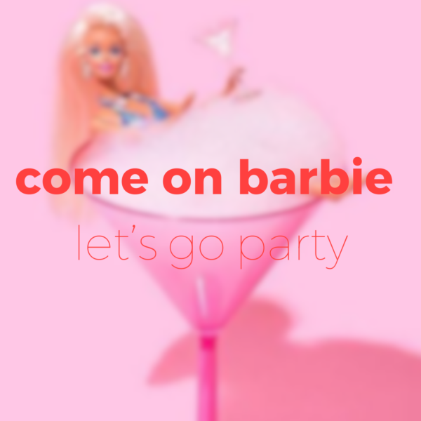 Barbie Core Meets Cocktail Night