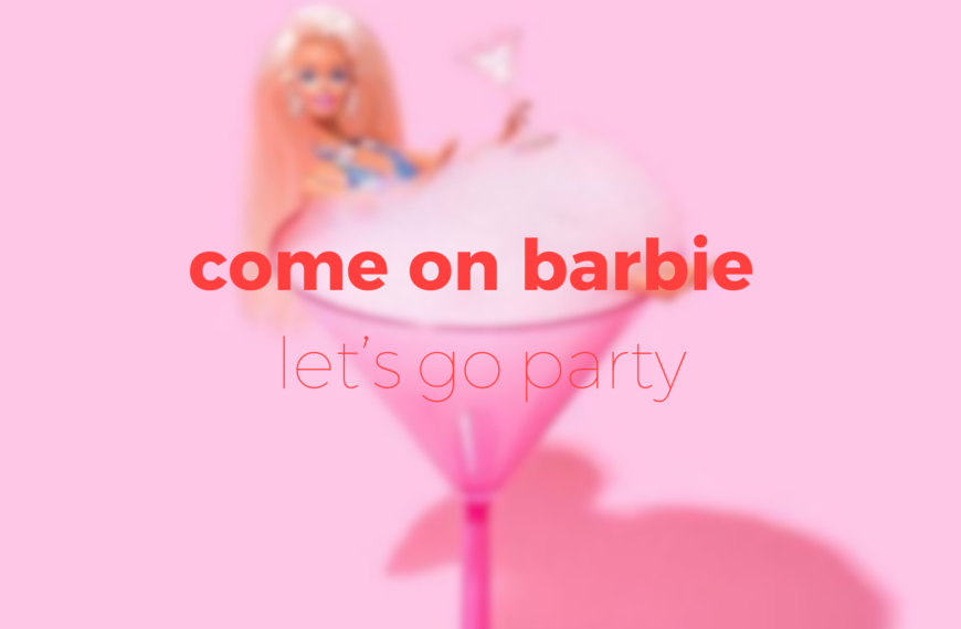 Barbie Core Meets Cocktail Night