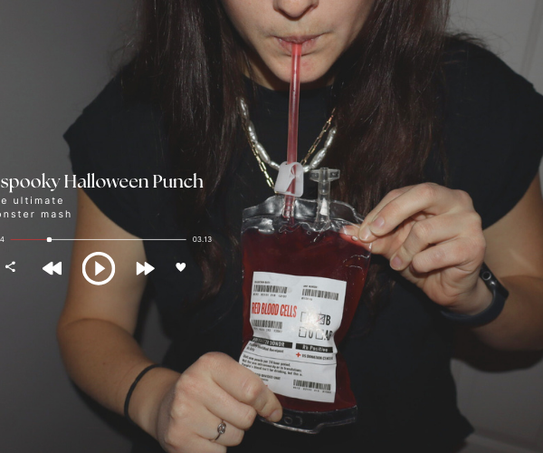 The Spookiest Halloween Punch – Bloody IV Bag Cocktails